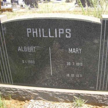 PHILLIPS Albert 1903- &amp; Mary 1919-1971