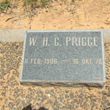 PRIGGE W.H.C. 1906-1976