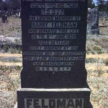 FELDMAN Harry -1939