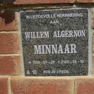 MINNAAR Willem Algernon 1928-2000
