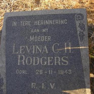 RODGERS Levina C.H. -1943