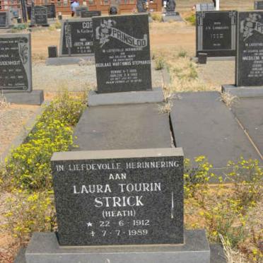 STRICK Laura Tourin nee HEATH 1912-1989