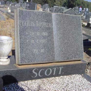 SCOTT Petrus Lourens 1919-1977