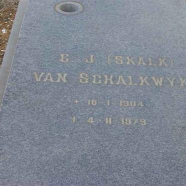SCHALKWYK G.J., van 1904-1979