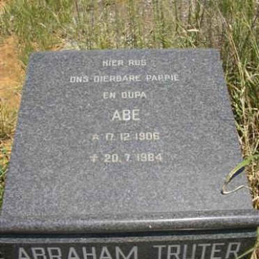 TRUTER Abraham 1906-1984