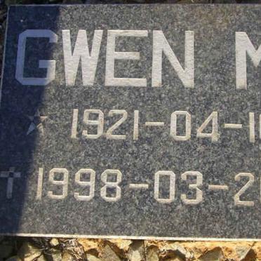 THOMSON Gwen M. 1921-1998