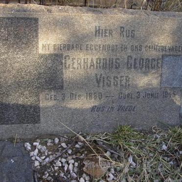 VISSER Gerhardus George 1880-1945