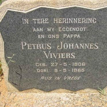 VIVIERS Petrus Johannes 1906-1965