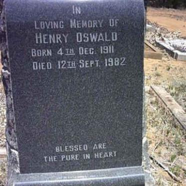 VOS Henry Oswald 1911-1982