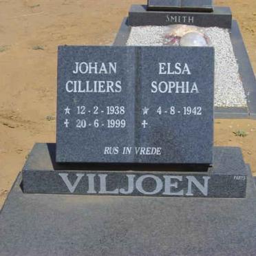 VILJOEN Johan Cilliers 1938-1999 &amp; Elsa Sophia 1942-