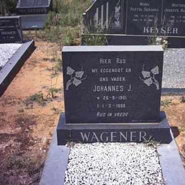 WAGENER Johannes J. 1901-1966