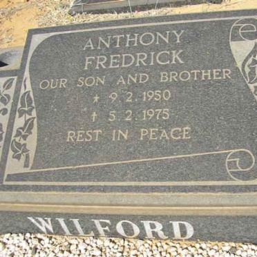 WILFORD Anthony Fredrick 1950-1975