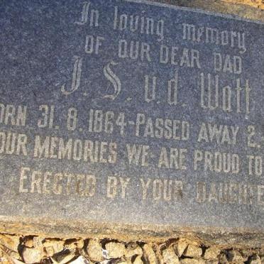 WALT J.S., v.d. 1864-1952