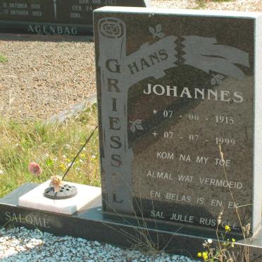 GRIESSEL Johannes 1915-1999