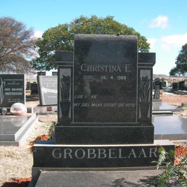 GROBBELAAR Christina E. -198?