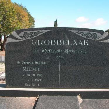 GROBBELAAR Miemie 1910-1973