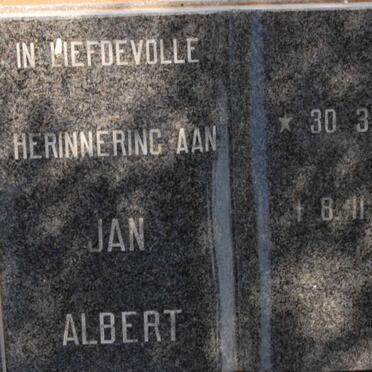 MERWE Jan Albert, van der 1892-1949