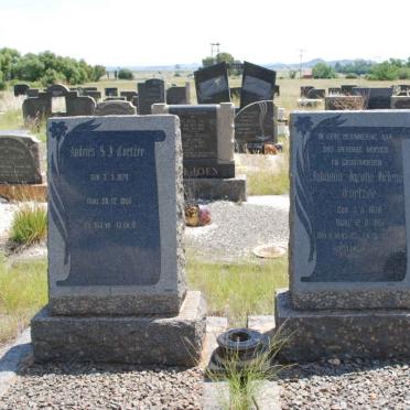 COETZEE Andries S.J. 1870-1950 &amp; Johanna Jacoba Helena 1878-1957