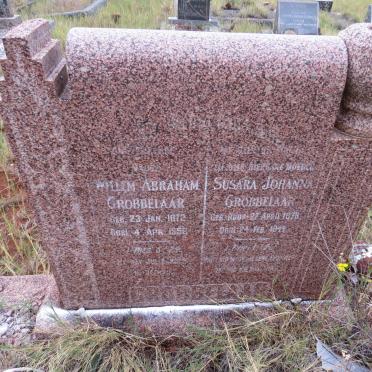 GROBBELAAR Willem Abraham 1872-1958 &amp; Susara Johanna ROOS 1878-1944