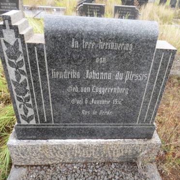 PLESSIS Hendrika Johanna, du nee VAN LOGGERENBERG -1952