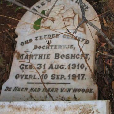 BOSHOFF Marthie 1910-1917