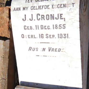 CRONJE J.J. 1855-1931