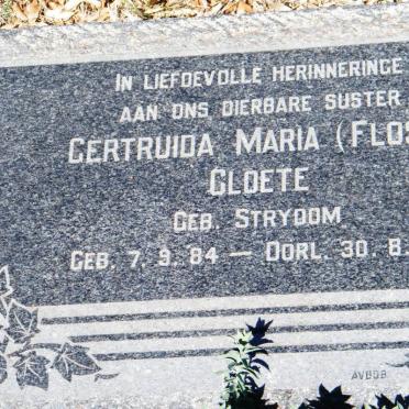 CLOETE Gertruida Maria nee STRYDOM 1884-1957