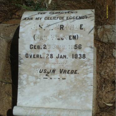 CRONJE J.S.E. nee VILJOEN 1856-1938