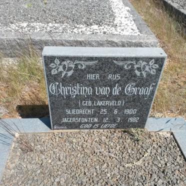 GRAAF Christina, van de nee LAKERVELD 1900-1982