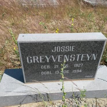 GREYVENSTEYN Jossie 1927-1994