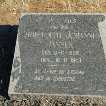 JANSEN Christoffel Johannes 1856-1940