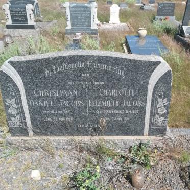 JACOBS Christiaan Daniel 1881-1948 &amp; Charlotte Elizabeth GERTENBACH 1870-1951