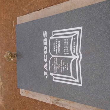 JACOBS Sarel Johannes Petrus 1941-2017