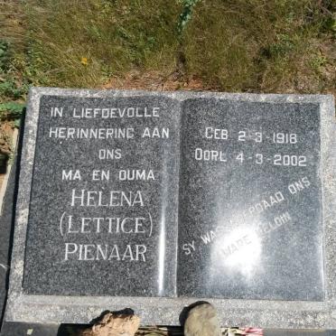 PIENAAR Helena 1918-2002