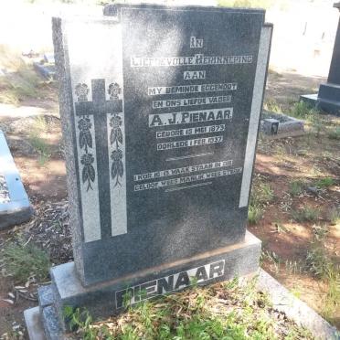 PIENAAR A.J. 1873-1937