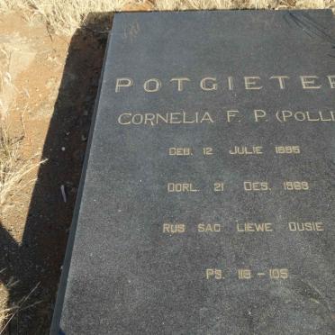 POTGIETER Cornelia F.P. 1885-1969