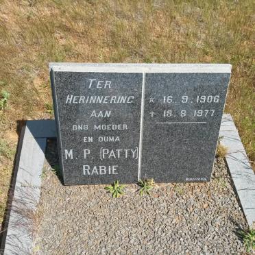 RABIE M.P. 1906-1977