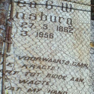 RENSBURG Dorethea G.W., van nee NEL 1862-1956