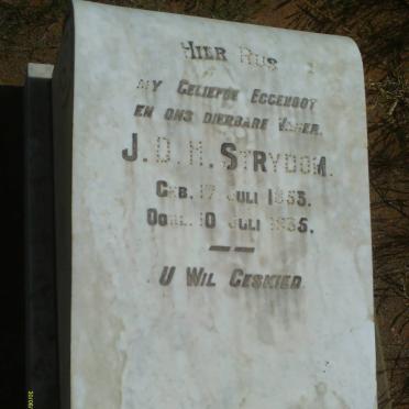 STRYDOM J.D.H. 1853-1935