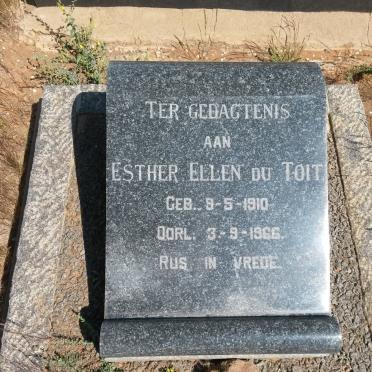 TOIT Esther Ellen, du 1910-1966