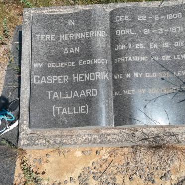 TALJAARD Casper Hendrik 1908-1971