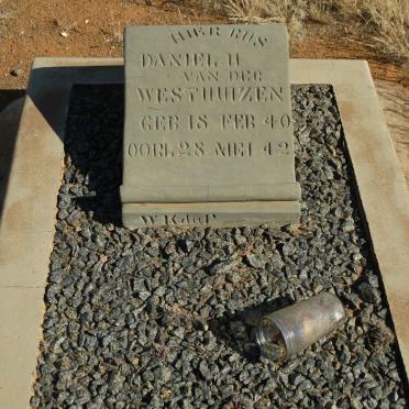 WESTHUIZEN Daniel H., van der 1940-1942
