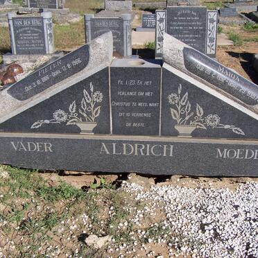 ALDRICH Pieter 1886-1966 &amp; Maria 1892-1979