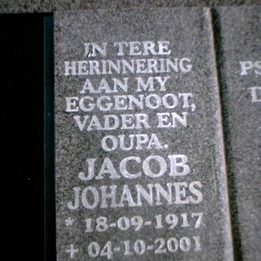 COETZER Jacob Johannes 1917-2001