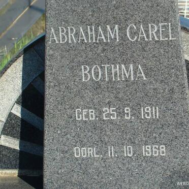 ROBERTS Abraham Carel Bothma 1911-1968