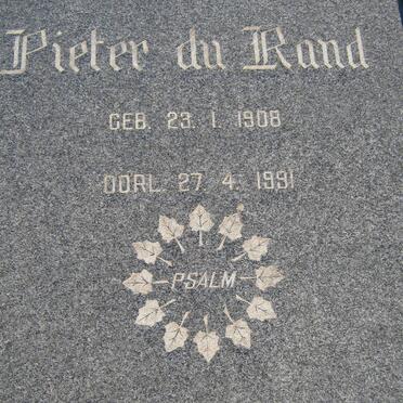 RAND Pieter, du 1908-1991