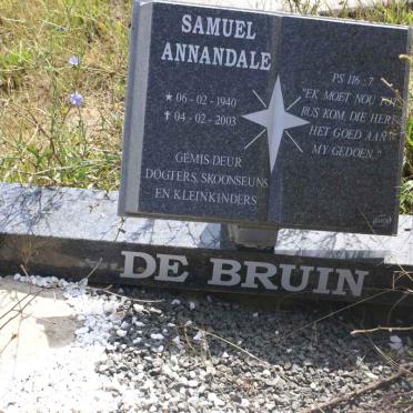 BRUIN Samuel Annandale, de 1940-2003