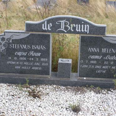 BRUIN Stefanus Isaias, de 1906-1989 &amp; Anna Helena 1910-1988