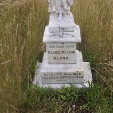 BLANK Rachel McLeod 1906-1906