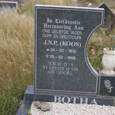 BOTHA J.N.P. 1912-1998